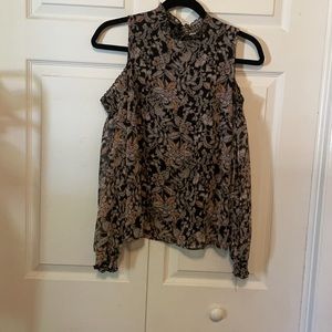 NWT Soulmates Cut Out Shoulder Top